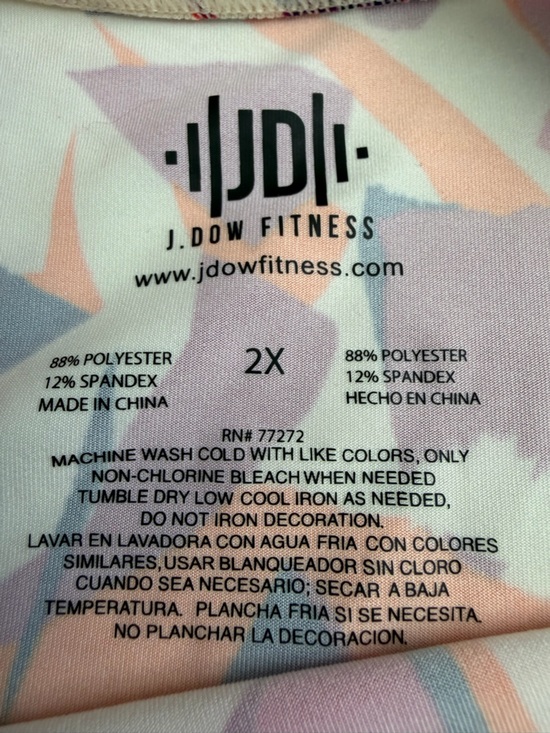 J.DOW FITNESS Crop Tops BUNDLE Workout Plus Size 2x - Picture 15 of 15
